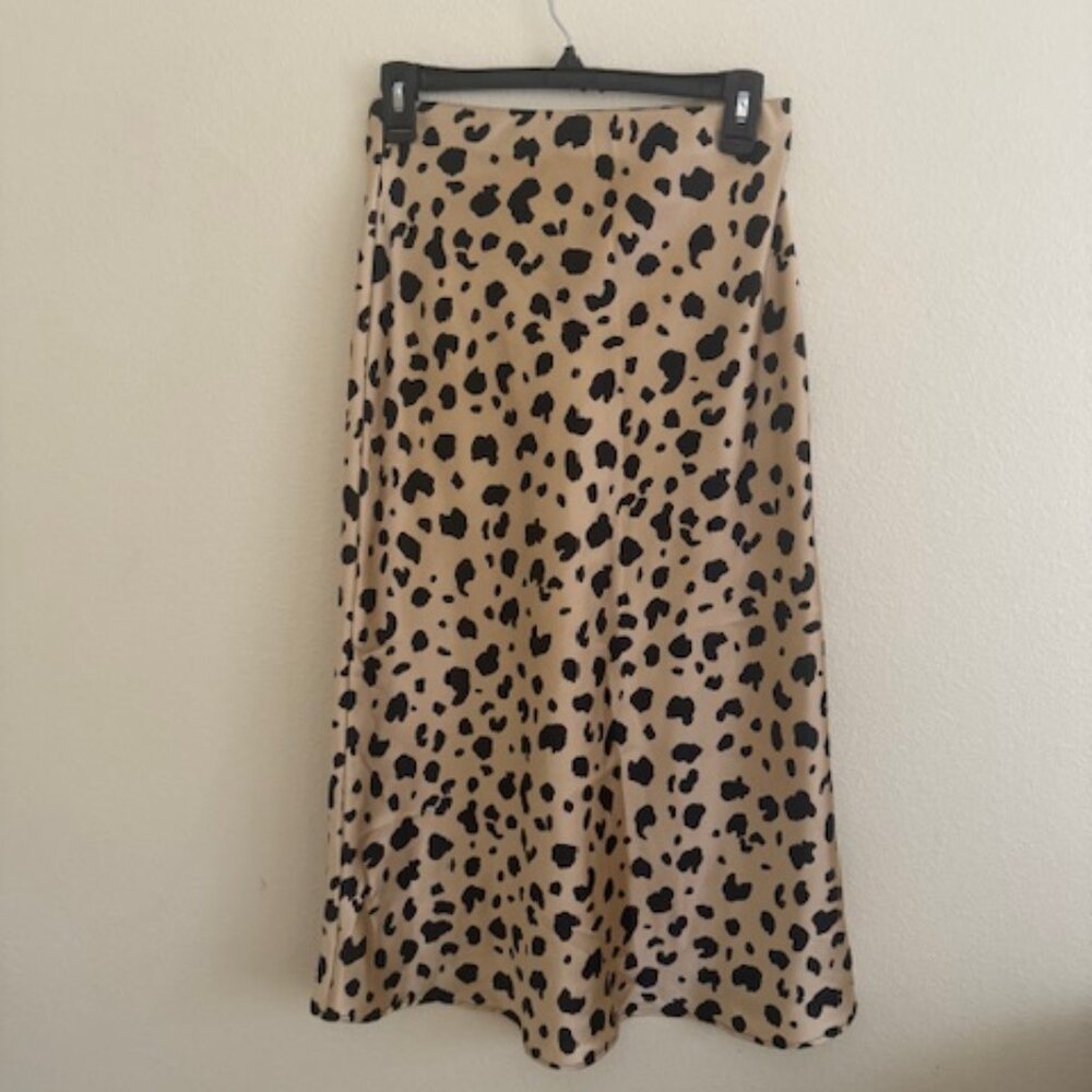 renee c usa cheetah print skirt